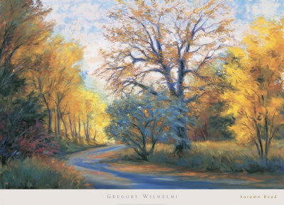 Autumn Road by Greg Wilhelmi Pricing Limited Edition Print image
