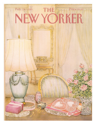 The New Yorker Cover - February 18, 1985 by Jenni Oliver Pricing Limited Edition Print image