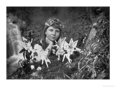 Cottingley Fairies by Elsie Wright Pricing Limited Edition Print image