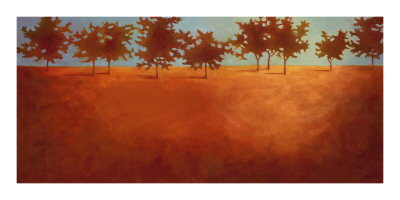 Seven Red Trees by Susanne Darius Pricing Limited Edition Print image