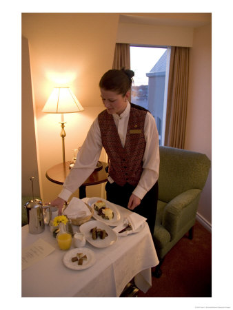 Room Service Breakfast At A Hotel by Taylor S. Kennedy Pricing Limited Edition Print image