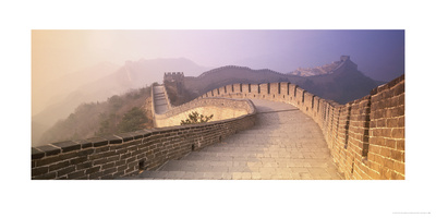 Great Wall Of China, Dawn, Badaling, Nw Of Beijing by Peter Adams Pricing Limited Edition Print image