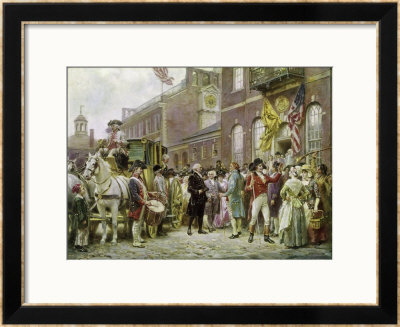 Washington's Inauguration At Philadelphia, 1793 by Jean Leon Gerome Ferris Pricing Limited Edition Print image
