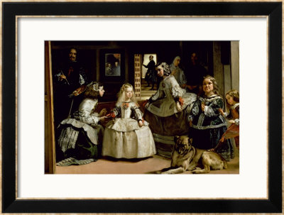 Las Meninas, Detail Of The Lower Half Of The Family Of Philip Iv (1605-65) Of Spain, 1656 by Diego Velázquez Pricing Limited Edition Print image