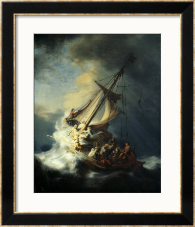 The Storm On The Sea Of Galilee by Rembrandt Van Rijn Pricing Limited Edition Print image