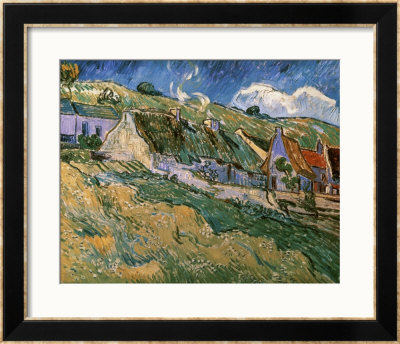 Thatched Cottages by Vincent Van Gogh Pricing Limited Edition Print image