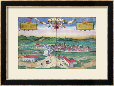 Map Of Cordoba, From Civitates Orbis Terrarum By Georg Braun And Frans Hogenberg Circa 1572-1617 by Joris Hoefnagel Pricing Limited Edition Print image