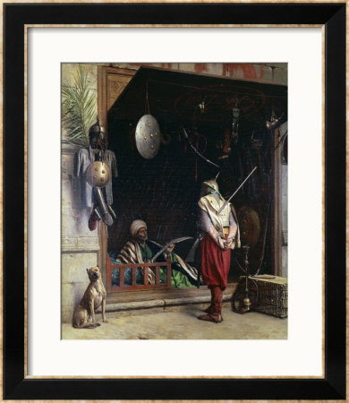 The Discussion by Jean-Léon Gérôme Pricing Limited Edition Print image