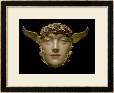 A Mask, Circa 1897 by Fernand Khnopff Pricing Limited Edition Print image