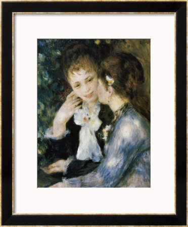 Two Girls Talking by Pierre-Auguste Renoir Pricing Limited Edition Print image