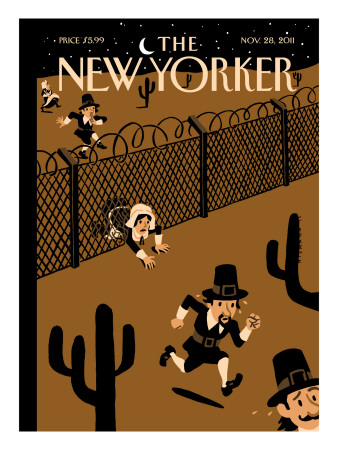 The New Yorker Cover - November 28, 2011 by Christoph Niemann Pricing Limited Edition Print image
