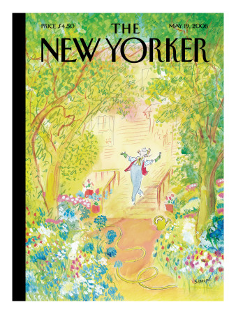 The New Yorker Cover - May 19, 2008 by Jean-Jacques Sempé Pricing Limited Edition Print image
