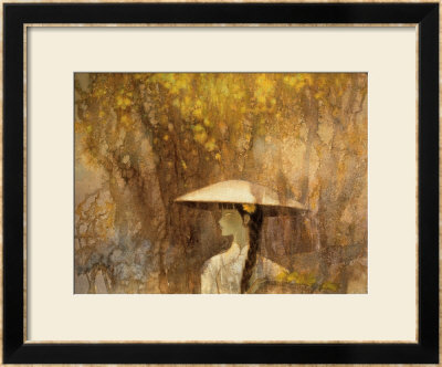 Woman In Spring Rain by Yunlan He Pricing Limited Edition Print image