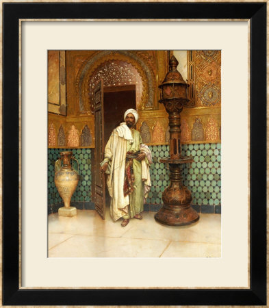 An Arab In A Palace Interior by Rudolph Ernst Pricing Limited Edition Print image