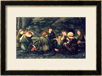 Green Summer, 1868 by Edward Burne-Jones Pricing Limited Edition Print image