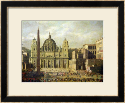 St. Peter's, Rome by Viviano Codazzi Pricing Limited Edition Print image