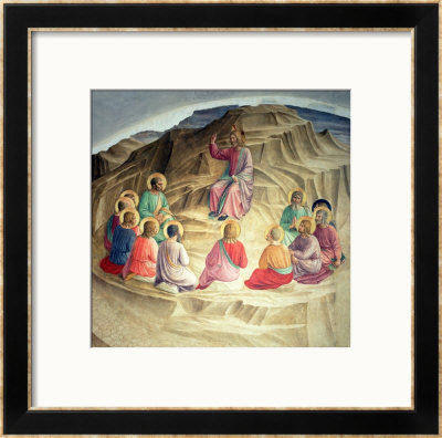 The Sermon On The Mount, 1442 by Fra Angelico Pricing Limited Edition Print image