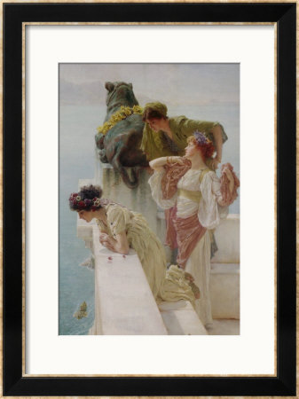 A Coign Of Vantage, 1895 by Sir Lawrence Alma-Tadema Pricing Limited Edition Print image