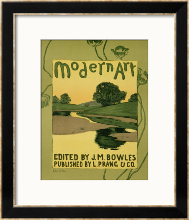 Reproduction Of A Poster Advertising The Modern Art Review Magazine by Arthur Wesley Dow Pricing Limited Edition Print image