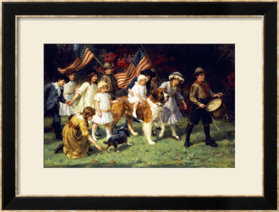 American Parade, 1917 by George Sheridan Knowles Pricing Limited Edition Print image