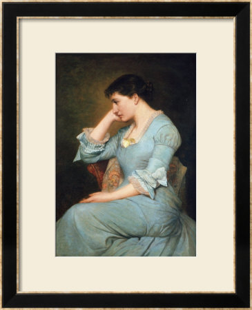 Portrait Of Lillie Langtry (1853-1929) by Valentine Cameron Prinsep Pricing Limited Edition Print image