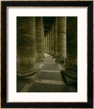 View Inside The Colonnade by Giovanni Lorenzo Bernini Pricing Limited Edition Print image