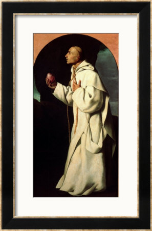 Portrait Of The Devout John Houghton by Francisco De Zurbaran Pricing Limited Edition Print image