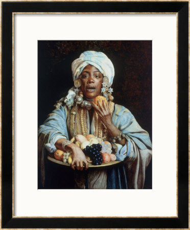 A North African Fruit Vendor by Giuseppe Signorini Pricing Limited Edition Print image