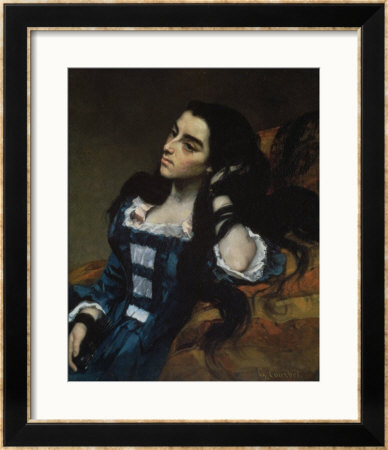 A Spanish Woman, 1855 by Gustave Courbet Pricing Limited Edition Print image
