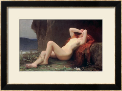 Mary Magdalene In The Cave, 1876 by Jules Joseph Lefebvre Pricing Limited Edition Print image