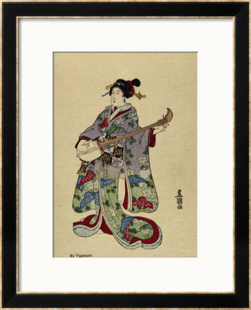 Shamisen by Toyokuni Pricing Limited Edition Print image