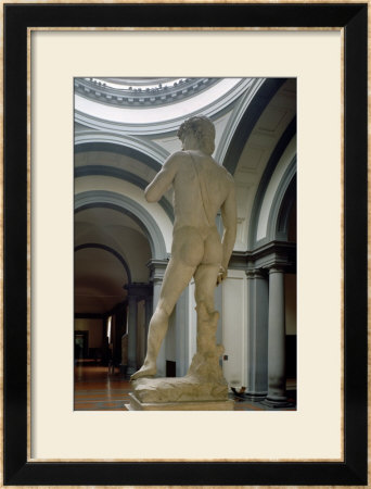 David, View From Behind, 1504 by Michelangelo Buonarroti Pricing Limited Edition Print image