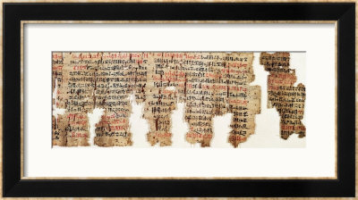 London Medical Papyrus, New Kingdom, Circa 1325 Bc by 18Th Dynasty Egyptian Pricing Limited Edition Print image