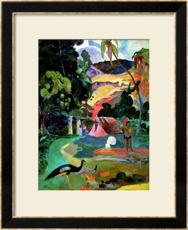 Matamoe Or, Landscape With Peacocks, 1892 by Paul Gauguin Pricing Limited Edition Print image