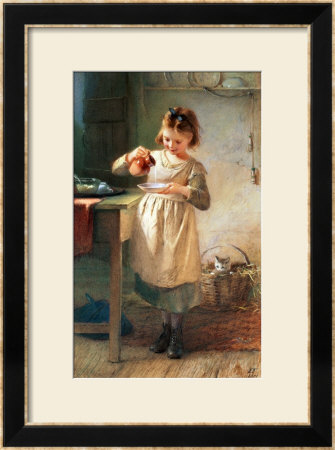 Kitty's Breakfast by Emily Farmer Pricing Limited Edition Print image