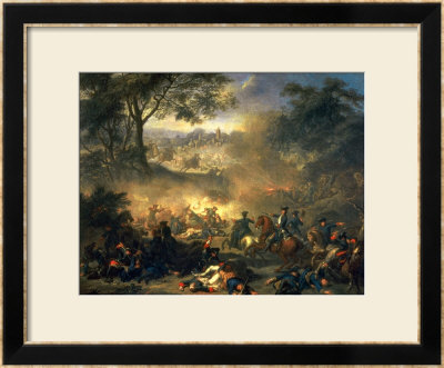 The Battle Of Poltava In 1709, 1717 by Jean-Marc Nattier Pricing Limited Edition Print image