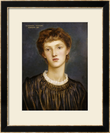 Portrait Of Margaret Rawlins, 1883 by Evelyn De Morgan Pricing Limited Edition Print image
