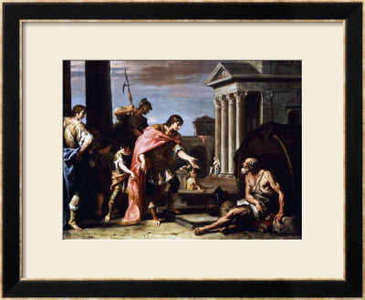 Alexander And Diogenes by Sebastiano Ricci Pricing Limited Edition Print image
