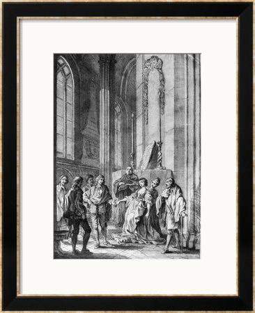 Claudio Accusing Hero Of Faithlessness, Act Iv Scene I From Much Ado About Nothing by Francis Hayman Pricing Limited Edition Print image