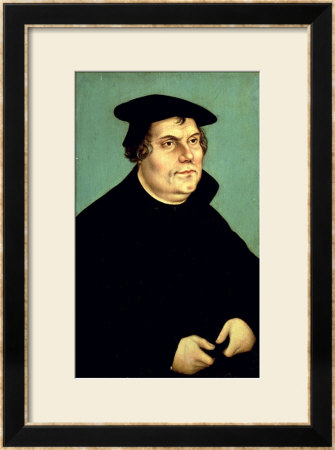 Martin Luther (1483-1546) by Lucas Cranach The Elder Pricing Limited Edition Print image