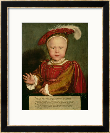 Portrait Of Edward Vi As A Child by Hans Holbein The Younger Pricing Limited Edition Print image