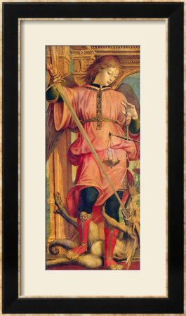 St. Michael by Bernadino Zenale Pricing Limited Edition Print image