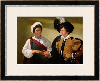 The Fortune Teller, Circa 1596-97 by Caravaggio Pricing Limited Edition Print image