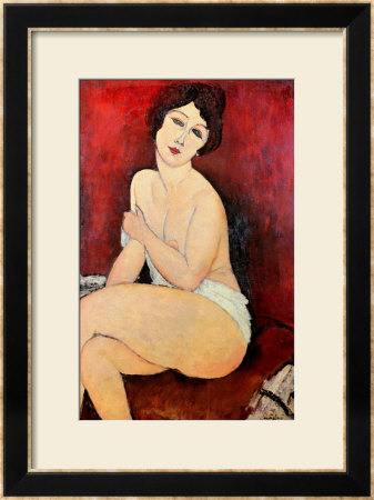 Large Seated Nude by Amedeo Modigliani Pricing Limited Edition Print image