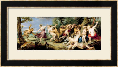 Diana And Her Nymphs Surprised By Fauns, 1638-40 by Peter Paul Rubens Pricing Limited Edition Print image