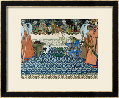 Illustration For Alexander Pushkin's Fairytale Of The Tsar Saltan, 1905 by Ivan Bilibin Pricing Limited Edition Print image