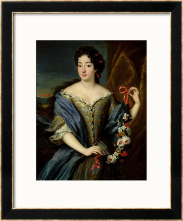Portrait Of Anne De Baviere (1648-1723) by Pierre Gobert Pricing Limited Edition Print image