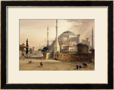 Haghia Sophia, Plate 17: Exterior View Of The Mosque, Published 1852 by Gaspard Fossati Pricing Limited Edition Print image