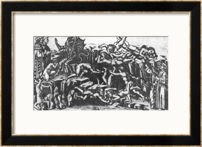Hell, From The Divine Comedy By Dante Alighieri (1265-1321) by Sandro Botticelli Pricing Limited Edition Print image