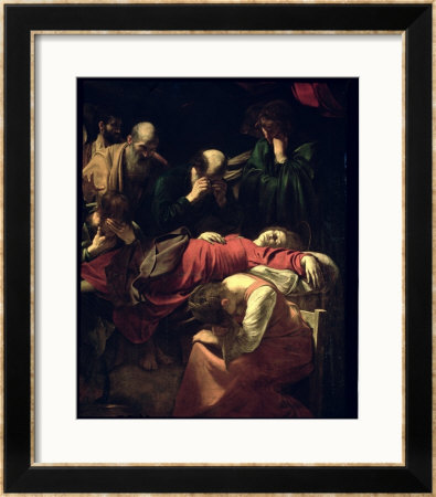 The Death Of The Virgin, 1605-06 by Caravaggio Pricing Limited Edition Print image